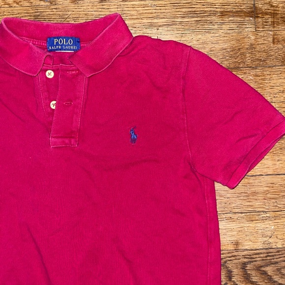 Polo by Ralph Lauren Red Polo Shirt No Tag XS Short Sleeve - Picture 2 of 5